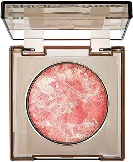 마블 베이크드 하이라이터 핑크 펄광 쉬머 글로우, 1개, #02 웨이브 핑크