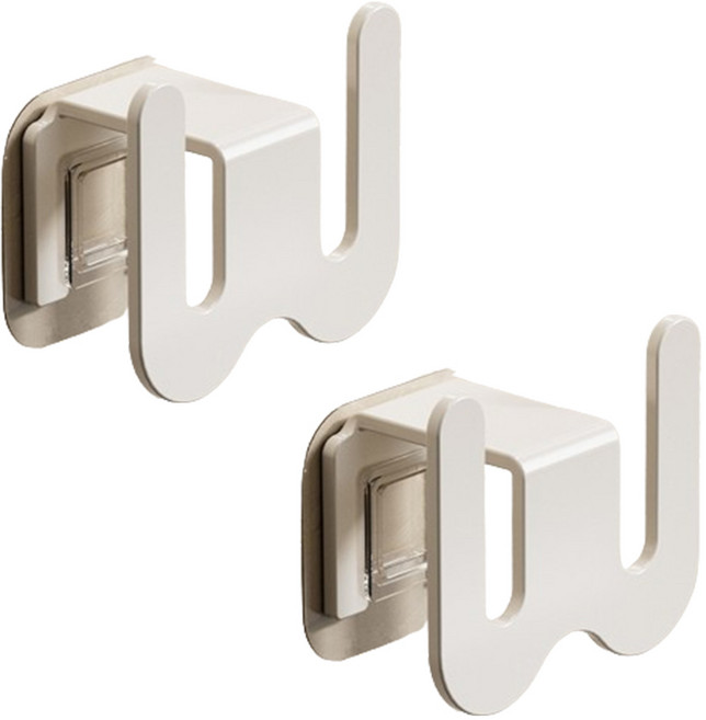 생활일번지 로얄 욕실화 정리 후크, 화이트, 2개