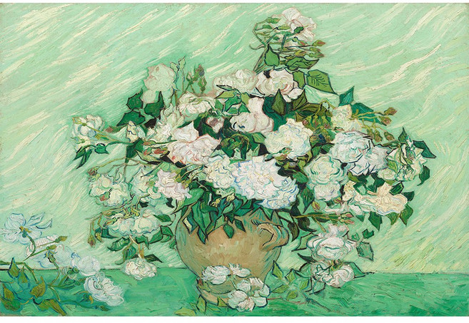 코나 주방아트보드 가스렌지 인덕션 가드 가림막 기름튐방지 고흐 - 백장미, 1개