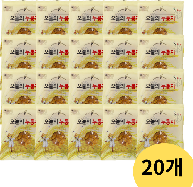 케이라이스푸드 오늘의 누룽지 130g 20개 한박스