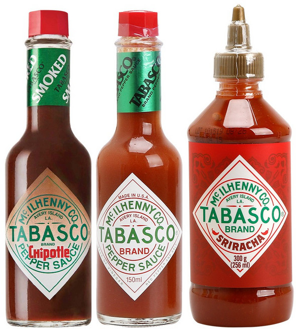 오뚜기 타바스코 핫소스 150ml+타바스코 치포틀레 150ml+타바스코 스리라차 300g, 1세트, 600ml