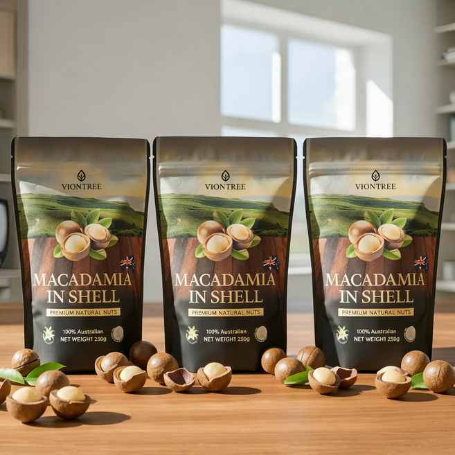 호주 마카다미아 인쉘 250g 3개 껍질 까먹는 통 마카다미아 비온트리