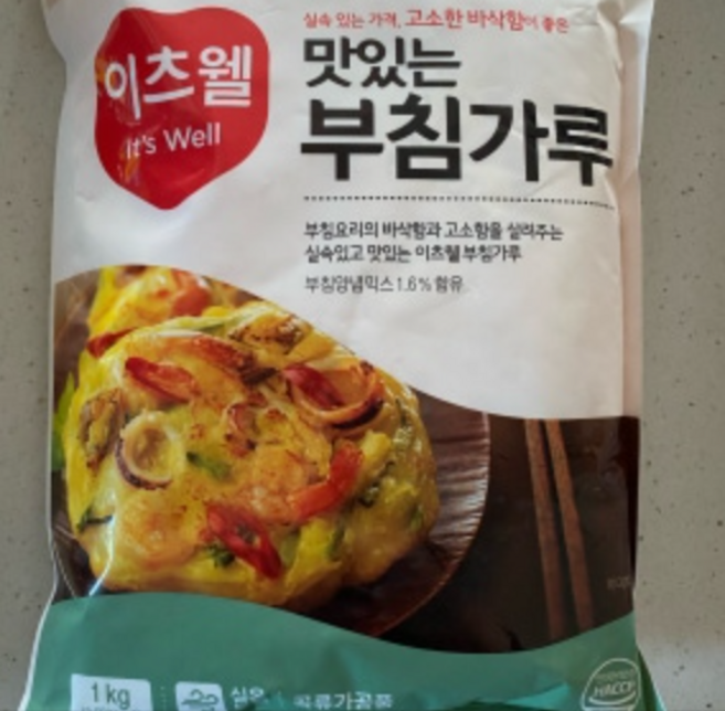 이츠웰 맛있는 부침가루, 1kg, 7개