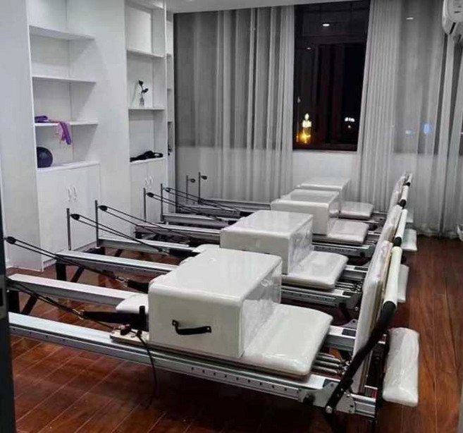 바디 코어훈련 쉐이핑 요가장비 캐딜락 홈필라테스 스트레칭 유연성 운동시스템 cadilac, 알루미늄 코어 베드 (화이트), 1개