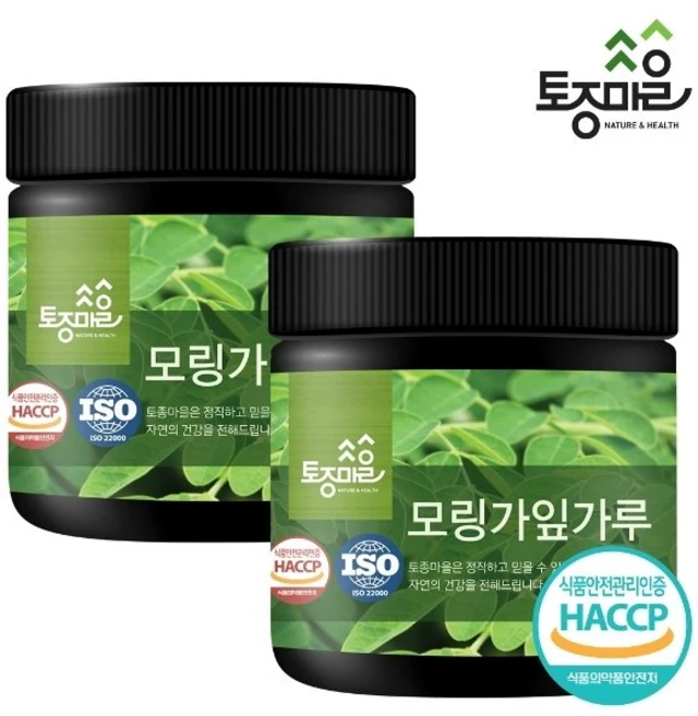 토종마을 모링가 잎가루, 2개, 150g - 쿠팡