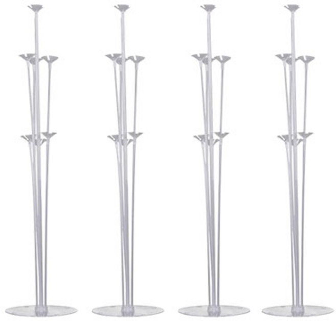 FD파티 풍선 스탠드 풍선꽂이, 8개, 투명