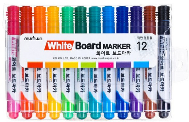 문화)보드마카, 1개, 12색세트(M501180