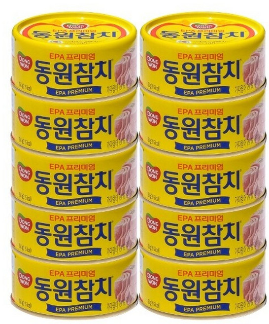 동원참치 동원 EPA 프리미엄 참치 150g 10개