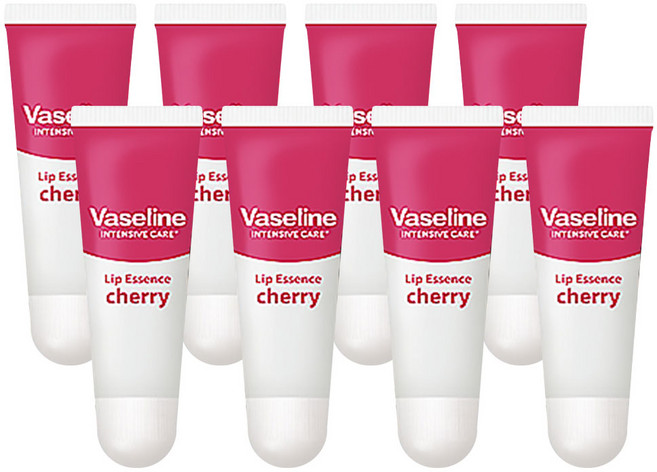 바세린 인텐시브 케어 립 에센스 체리 10ml, 무색, 8개