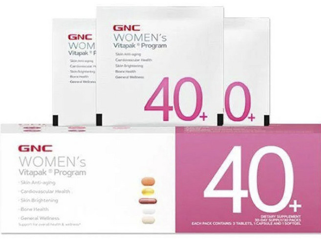 GNC 健安喜 女性維他命包 40+, 1個, 30錠