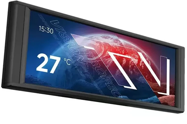 Thermalright Trofeo Vision LCD AIO 디스플레이 9.16인치 PC 모니터 게임용 케이스/CPU 쿨러용 DIY 테마용, 04 TV 6.86 LCD BLACK