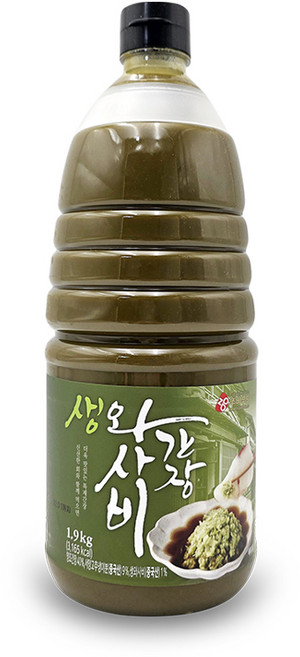 주비푸드 생와사비 간장 1.9kg 사시미 회간장 대용량 업소용, 1개