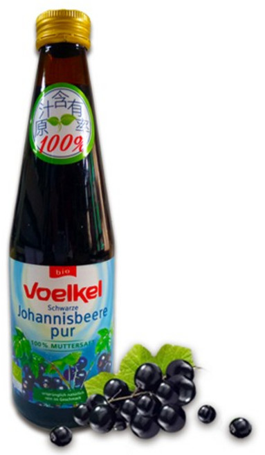 Voelkel 德國維可黑醋栗汁 330ml, 1個