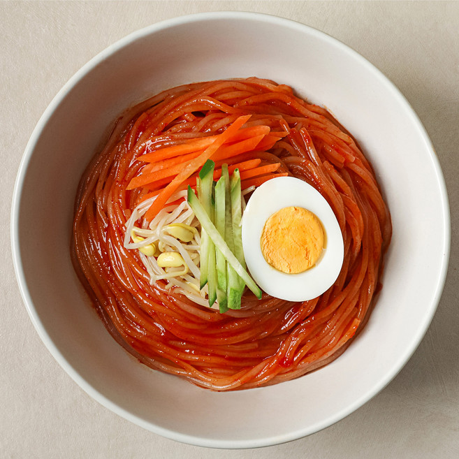 [HACCP 인증] 핫이슈 매콤 달콤 탱글 쫄면(참기름 식초 별첨), 289g, 4개