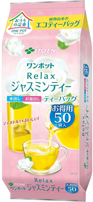 이토엔 원포트 릴렉스 자스민 차, 1개, 50개입, 3g