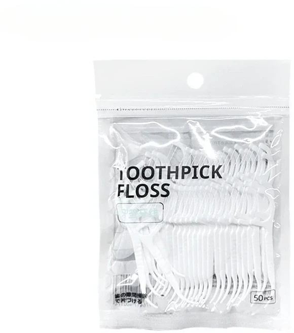 지능형 센서 치실 홀더 자동 팝업 전기 스틱 보관 홈 레스토랑 호텔 Flosser 디스펜서, 01 50Pcs Floss