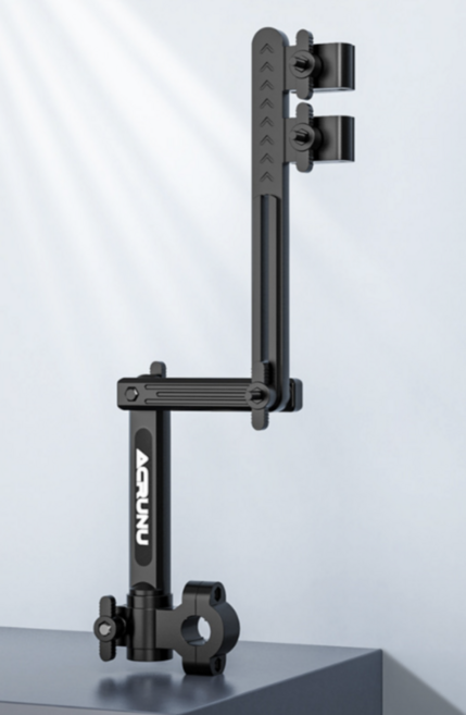 노핸즈 우산거치대 유모차 우산 양산 거치대 자전거 휠체어 고정지지대 손잡이 우산홀더 햇빛가리개, 1개, A타입(3단)