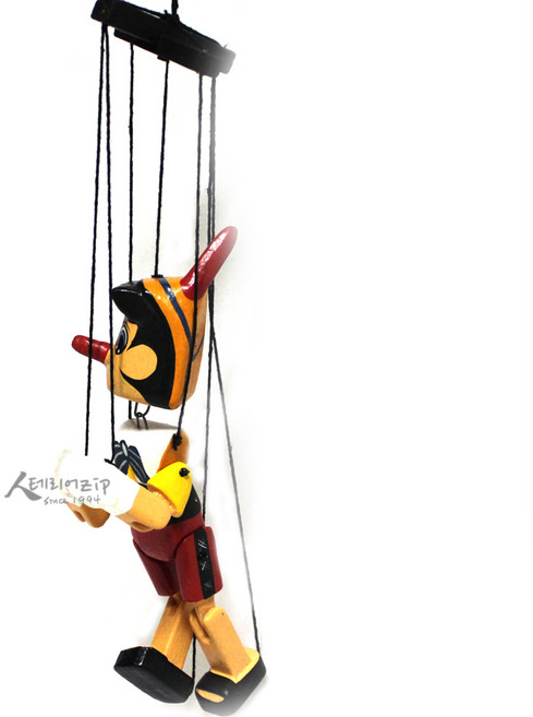 z 피노키오 마리오네트 22cm 인테리어소품 목각인형 미니어쳐, 우드상품