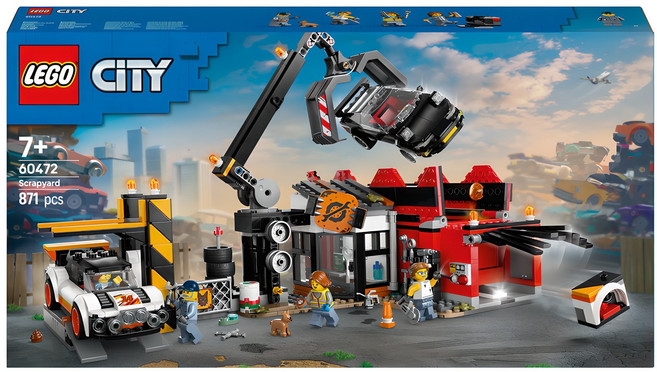 레고 시티 자동차 폐차장 60472, 혼합색상, 1개