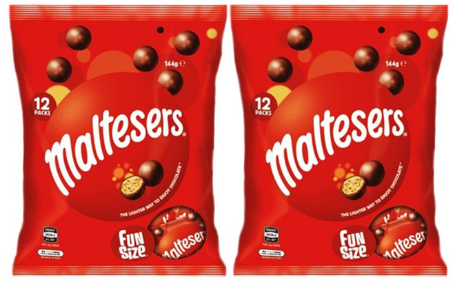 몰티져스 펀사이즈 밀크초콜릿 12p, 144g, 2개