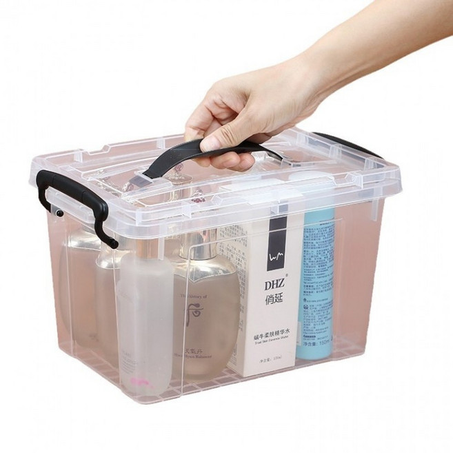 [셜스토어] 투명리빙박스 팬트리정리함, 소형, 소형, 1개