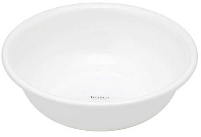일본 이노마타 비앙카 세숫대야 작은 세면대야 욕실 작은 목욕대야, 1개, 화이트