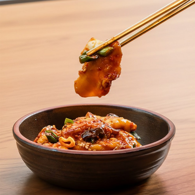 통영 멍게무침 최상급 저온숙성 양념 멍게젓갈 매콤한맛, 5개, 330g