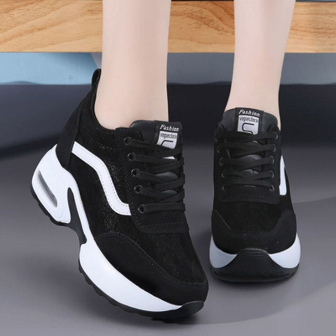 9cm 키높이운동화 2컬러 에어 쿠션 운동화 스니커즈 su0+5196hq