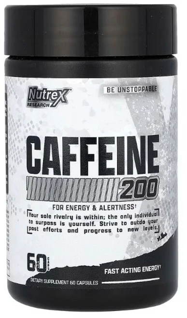 뉴트렉스리서치 카페인 200 200mg 캡슐 60정 1개 - 쿠팡