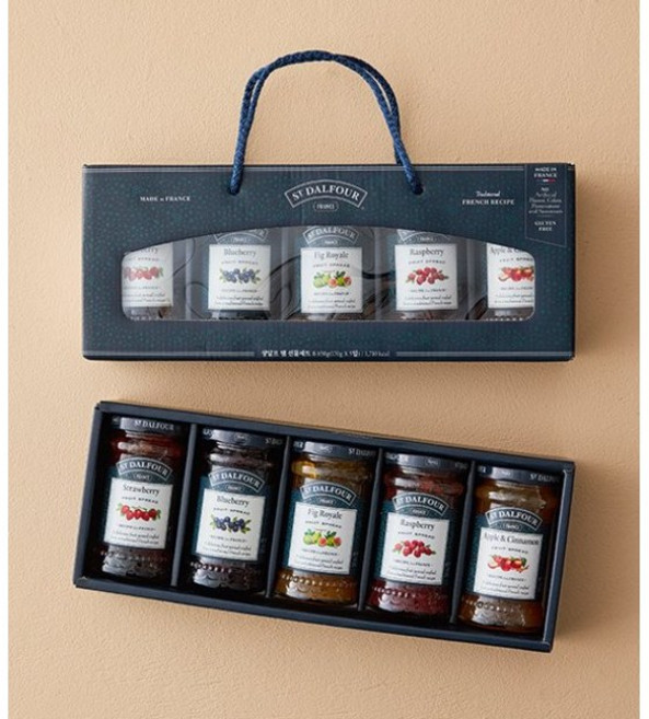 샹달프 과일잼 5종 선물세트, 850g, 1개