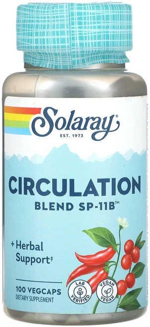 몸관리하세요 겨울입니다 Solaray Circulus Blend Sp-11B 베지 캡슐 100정 특별관리진행, SolarayCirculusBlendSp11B베지캡슐1, 1개 - 쿠팡