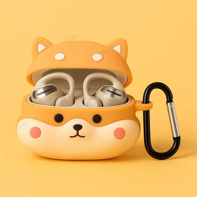 아임펄슨 샥즈 오픈닷원 케이스 국내 배송 E310 귀여운 전용 케이스, SKO001 샥즈오픈닷원 시바케이스