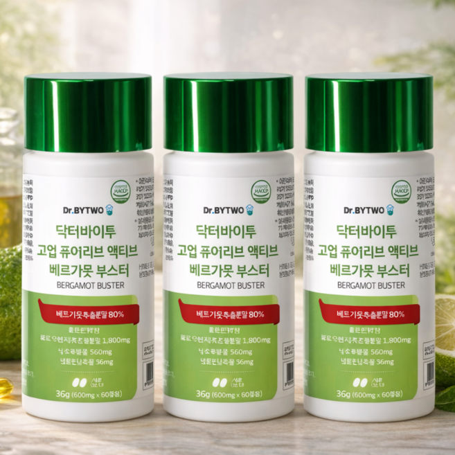 [베르가못28.800mg고함량] 다이어트 폴리페놀 베르가뭇, 3개 180정