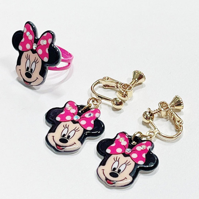 디즈니 미니마우스 반지귀찌세트