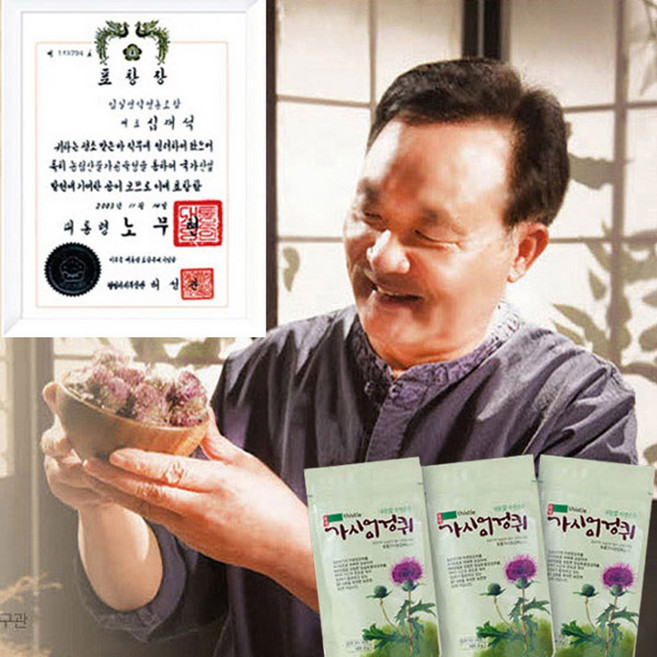 자연순환 명인 임실 엉겅퀴차 20포 60포, 20g, 20개입