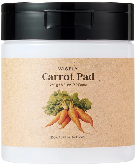 와이즐리 수분 진정 당근 토너 패드, 60매입, 1개 - 쿠팡