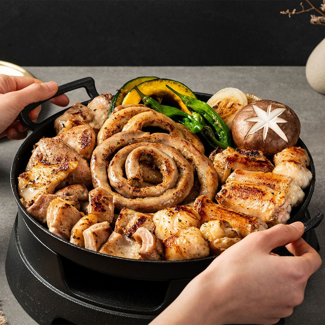 [팔도농수산연합]캠핑 바베큐 모둠 소곱창세트 700g (소곱창/소대창/소막창) 손질완료 간편구이 소스증정, 2세트