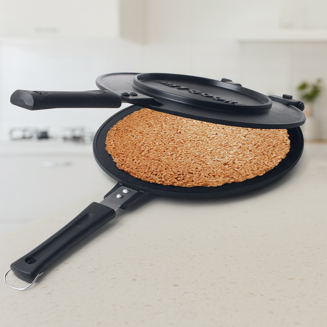 국산 원형 누룽지 양면팬 가마솥 누룽지 와플 오징어 쥐포 구이판 간식팬