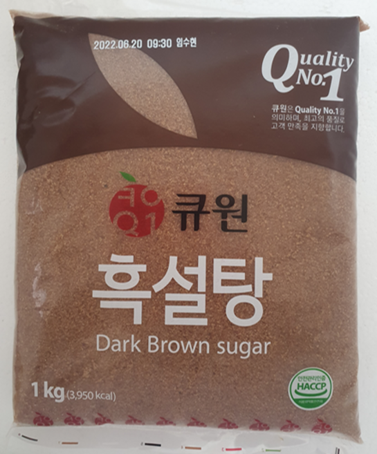 큐원 흑설탕, 1kg, 7개