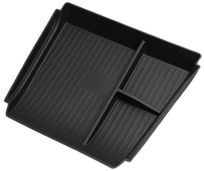 Geely Monjaro XingYue L 2025 센터 콘솔 하단 보관함 자동차 트레이 TPE 정리 깔끔한 블랙, 01 black, 01 CN