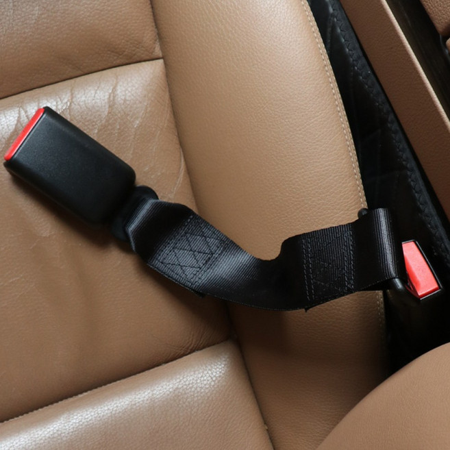 말랑베이비 튼튼한 프리미엄 안전벨트 클립 카시트 연장선, 1개, 블랙