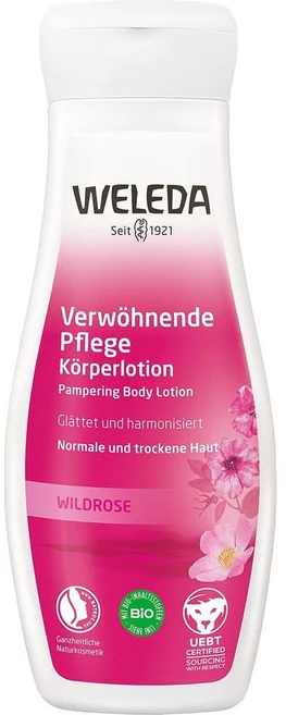 독일 벨레다 WELEDA 와일드 로즈 팸퍼링 케어 바디로션, 4개, 200ml - 쿠팡