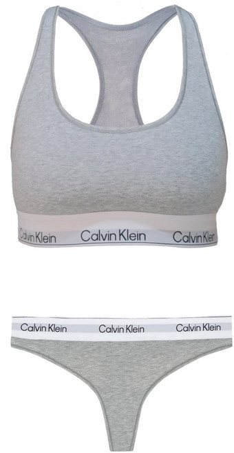 캘빈클라인 리뉴얼 NEW 아이콘 코튼 모달 언라인드 브라렛 + 팬티 속옷세트 QF8493 CK 여성 언더웨어