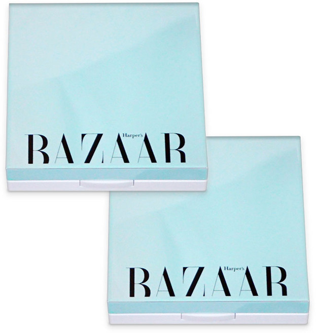 BAZAAR 하퍼스 스킨 핏 루미너스 선쿠션 SPF50+ PA++++, 15g, 2개