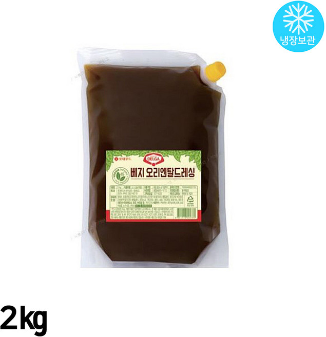 롯데푸드 베지오리엔탈드레싱 2kg 비건, 1개