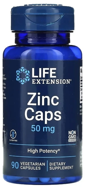 라이프 익스텐션 아연 캡슐 징크 하이 포텐시 50mg 90베지캡슐 아연모노메티오닌, 1개, 240정 - 쿠팡