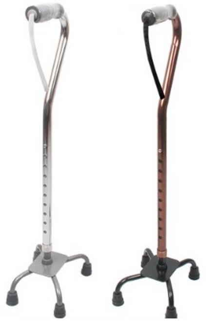 웰비 사발지팡이 BT-736 조절식 고령자용 실버 브라운 색상선택형, 1개