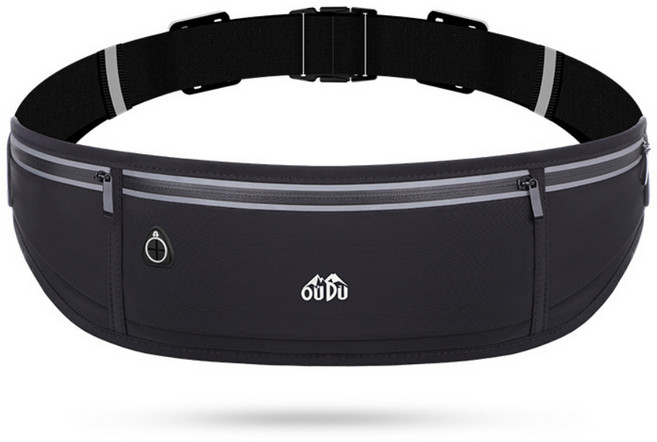 프리핏 런닝 방수 러닝벨트, 블랙, 1개