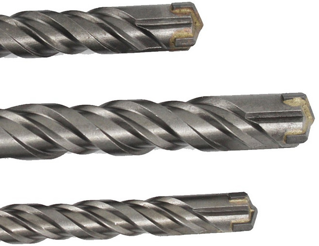 콘크리트 SDS 플러스 드릴 비트 크로스 팁 벽 벽돌 블록 전기 해머 석조 드릴링 160mm 5-14mm 1, 1개, 04 10mm