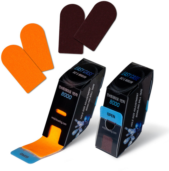 이지케이스 인서트테이프 (오렌지 밤색)1인치 볼링 용품 타이밍 테이프 비즈볼링, 오렌지